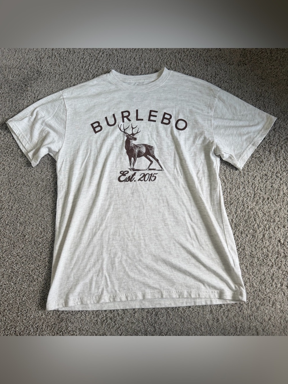 Burlebo Est. 2015 Deer Short Sleeve Tee T Shirt